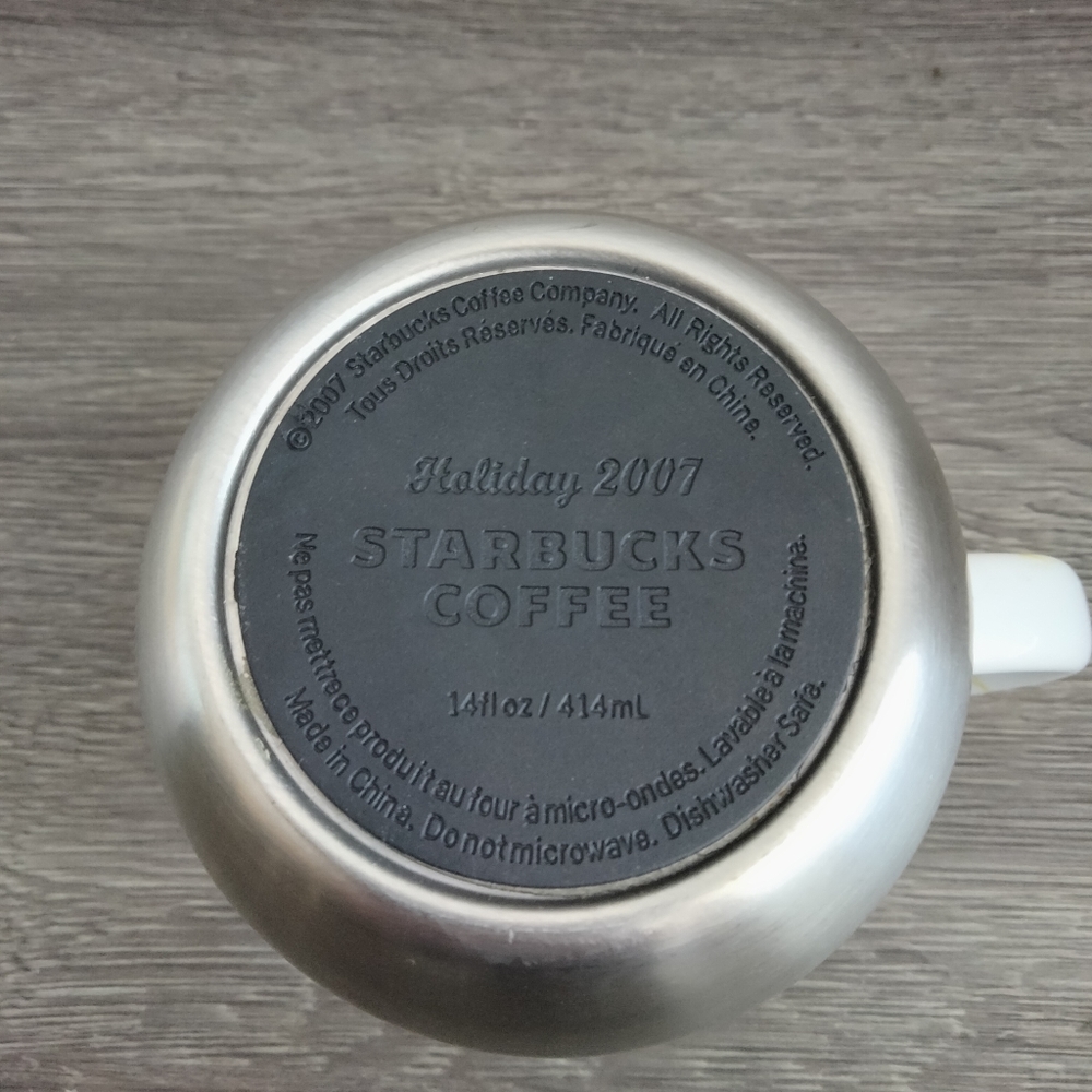 Starbucks Holiday 2007 Coffee Mug 14oz - Picture 3 of 3